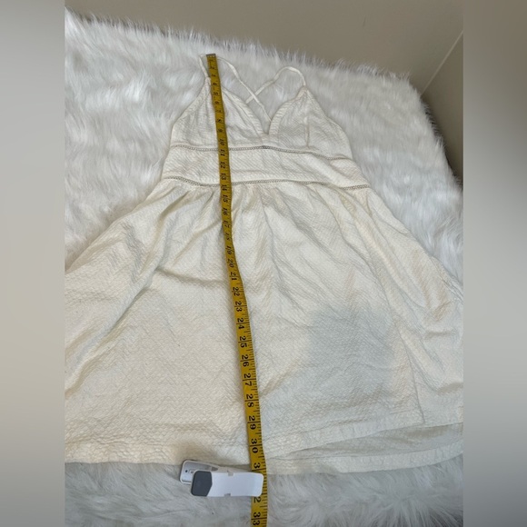 Roxy “Silver Light” strappy White Sleeveless Dress Small - Picture 11 of 13